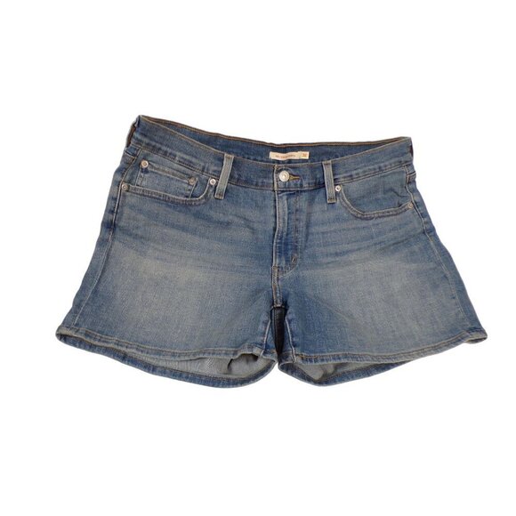 Levi Strauss Womens Denim Jeans Mid Length Shorts Size: 32 - Picture 1 of 2